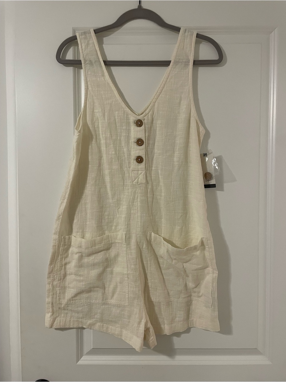Rip Curl Bone Colored W Classic Surf Romper